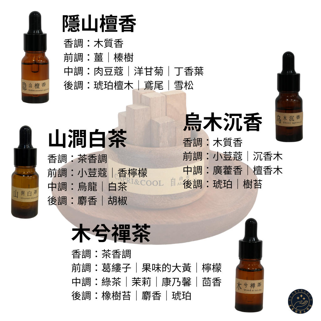 自由生長擴香木精油組